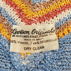 Vintage Designer Sally Levison Originals Crochet Maxi Dress