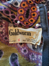 Vintage Goldworm Mock Turtleneck Virgin Merino Wool Mod Top or Mini Dress