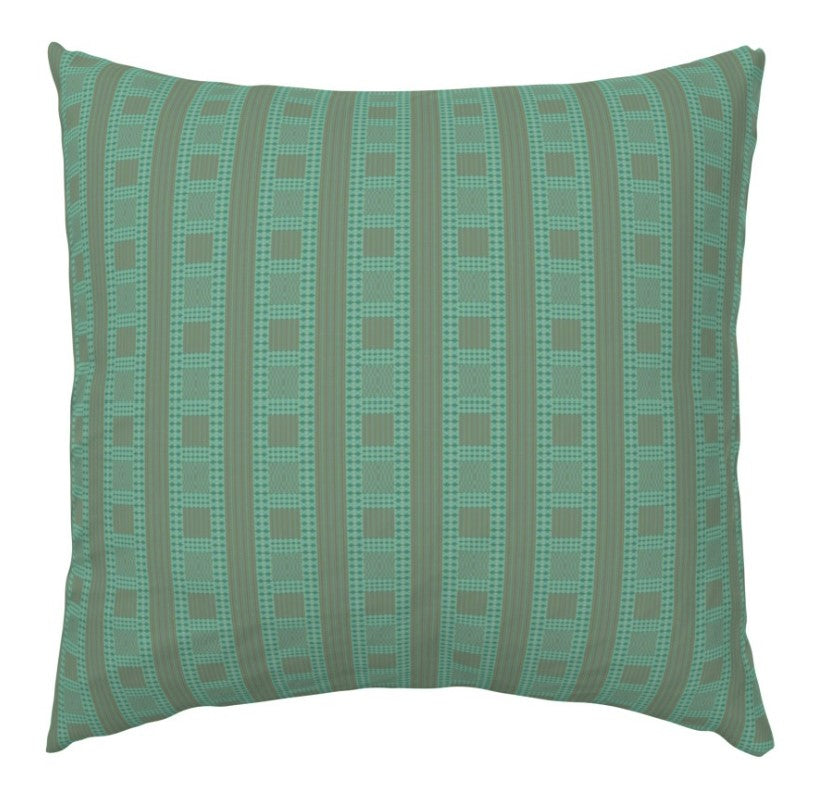 Bluegreen Collection No. 12 - Decorative Pillow Cover