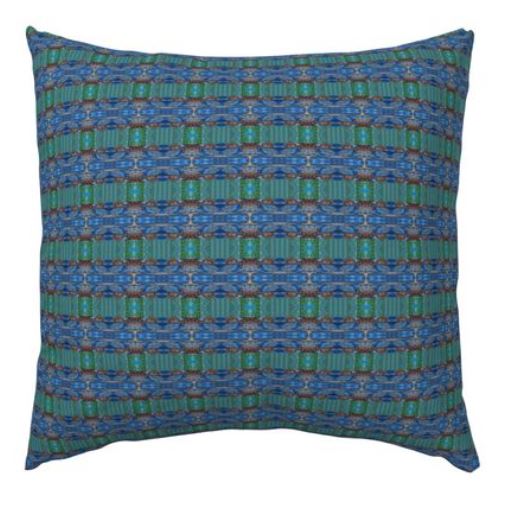 Bluegreen Collection No. 5 - Decorative Pillow Cover