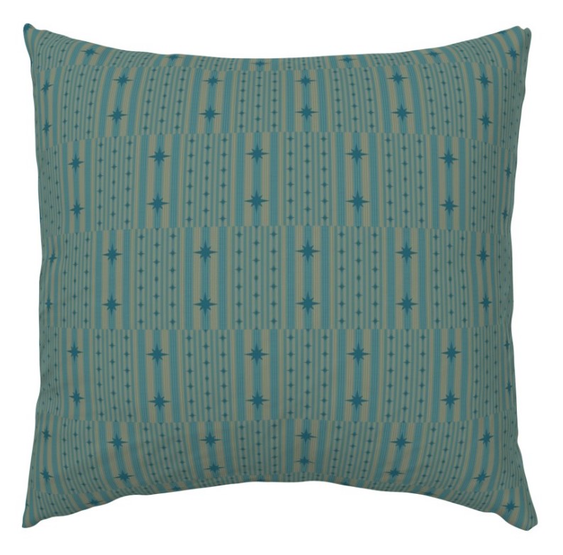 Bluegreen Collection No. 8 - Decorative Pillow Cover