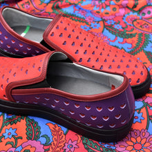 Load image into Gallery viewer, GinaMari Leather Hearts Slip-On Shoes Handcrafted in Italy