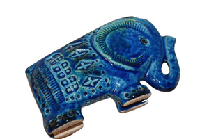Aldo Londi Rimini Blu Flavia Montelupo Elephant Handcrafted Bitossi