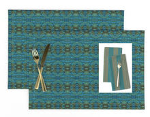Bluegreen Collection Set of 2 Placemats and 2 Dinner Napkins