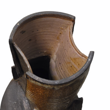 17” Signed Mid-Century Hand Built Brutalist Art Pottery Vase