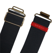 Vintage 1990's Miu Miu Stretch Belt with Red Leather Accent Made in Italy