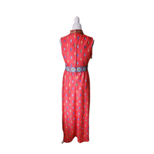 Emilio Borghese Vintage 1970's Maxi Hostess Dress Double Knit