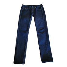 True Religion Disco Julie Blue Denim Ultra Low Rise Jeans Size 27