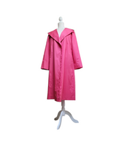 Vintage 1974 Pauline Trigere Custom Made Pink Raincoat