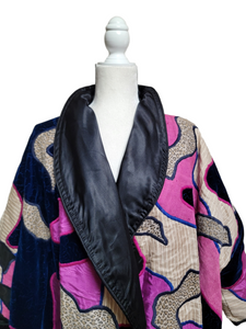 Vintage 1980’s Judith Roberts La Coleccion Applique and Patchwork Coat