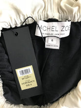 Rachel Zoe Ivory & Black Silk Halter Top Jumpsuit SZ 6